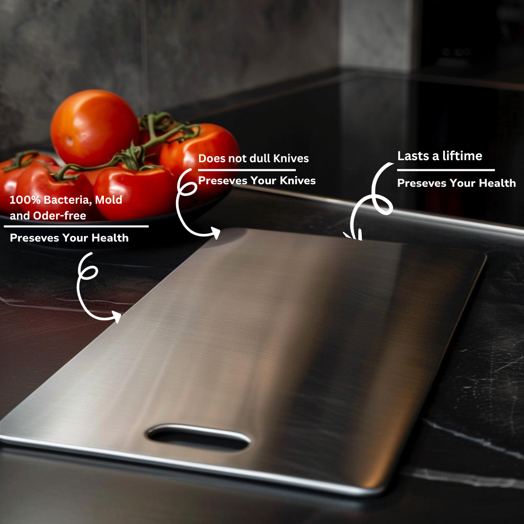 Antibacterial Steel Cutting Board – Hygienic & Durable