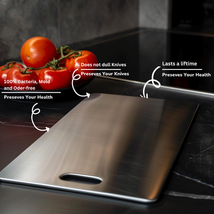 Antibacterial Steel Cutting Board – Hygienic & Durable