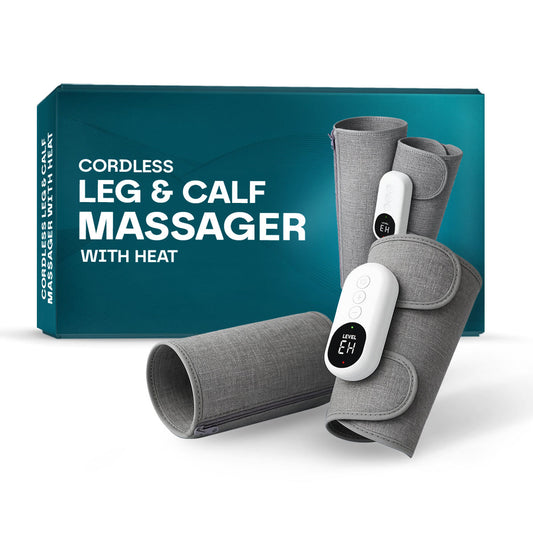 Cordless Leg & Calf Massager with Heat - Air Compression