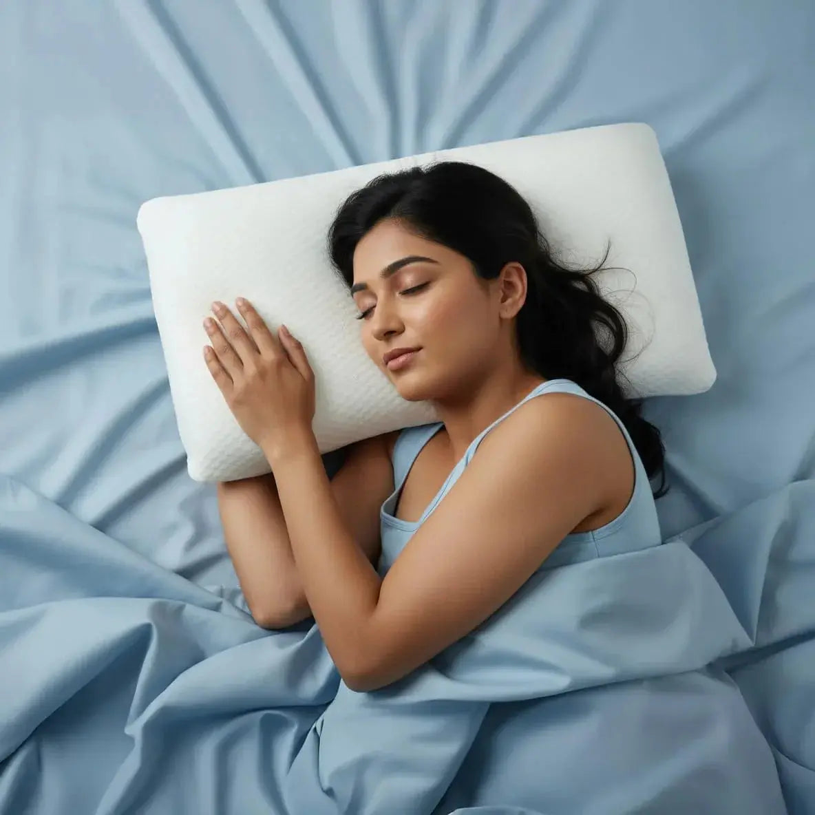 Ventilated Gel Memory Foam Pillow with Washable Cover