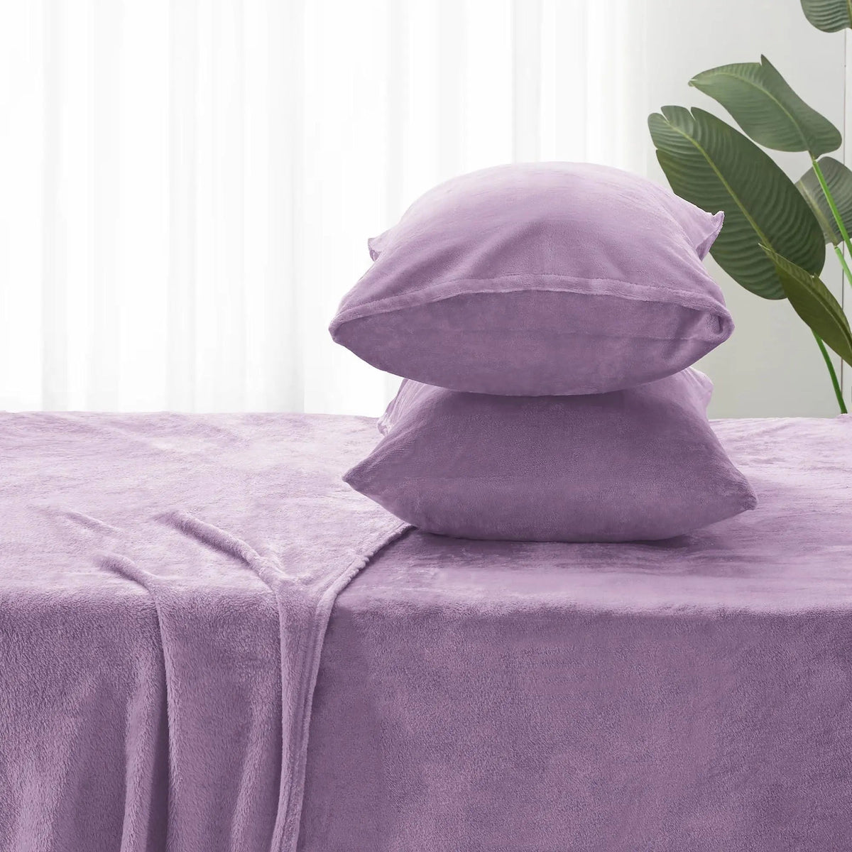 Plush Warm Flannel Fleece Bedding Set
