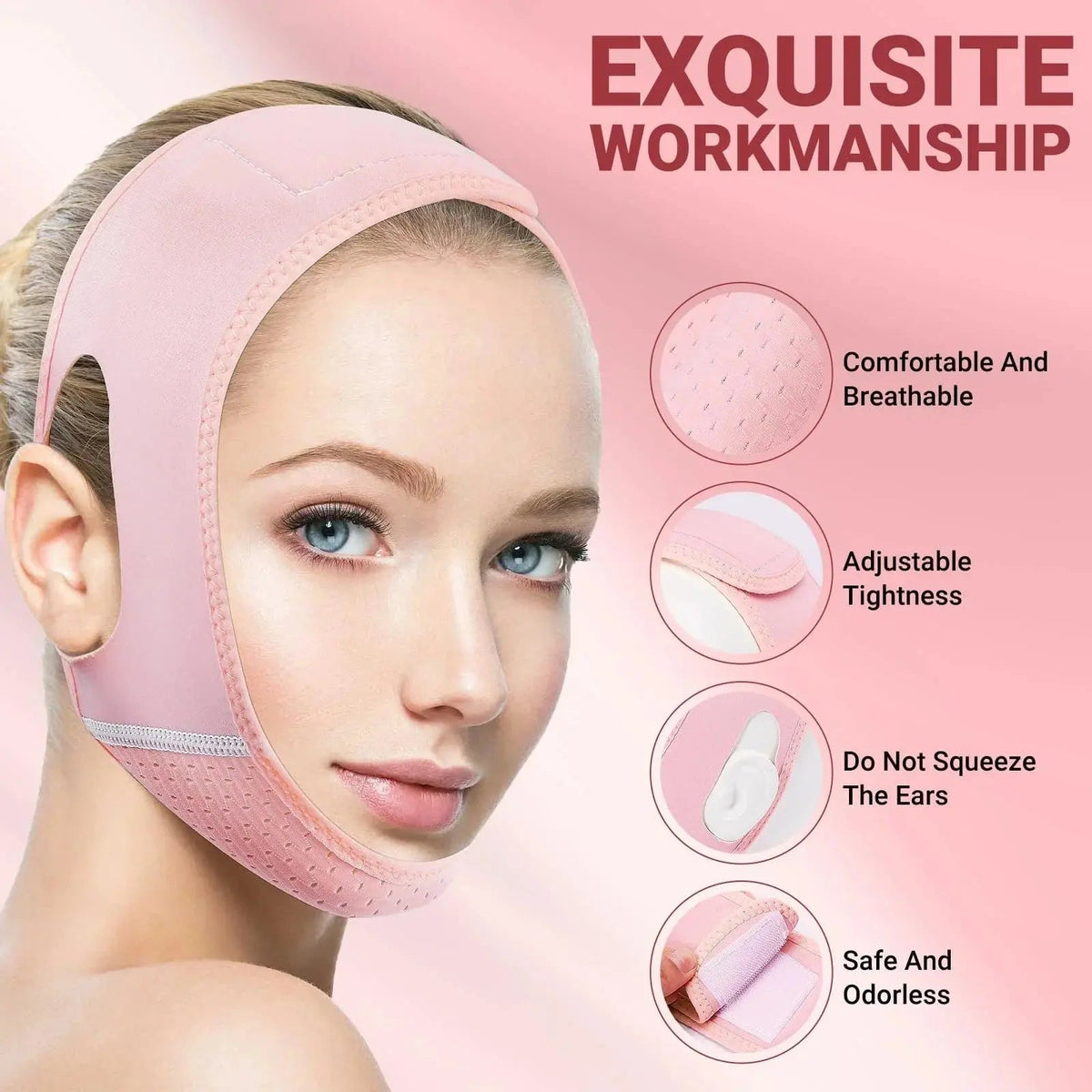 Adjustable Reusable Chin Support Strap