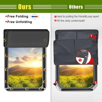 Foldable Magnetic Blackout Window Cover