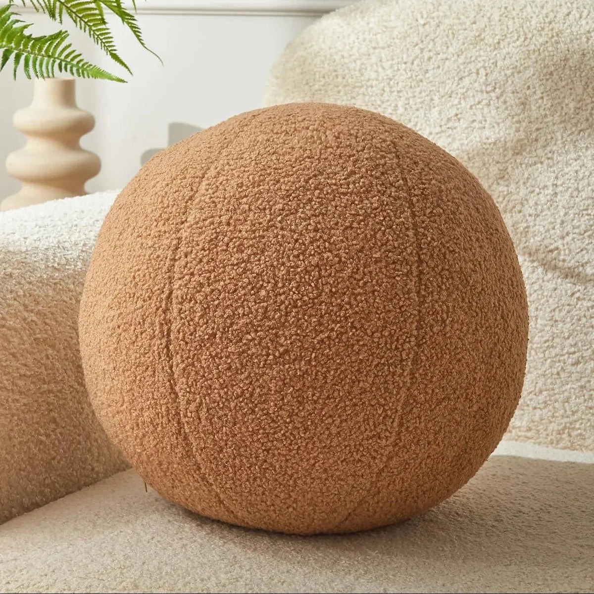 Round Ball Decorative Pillow Minimalist Cushion