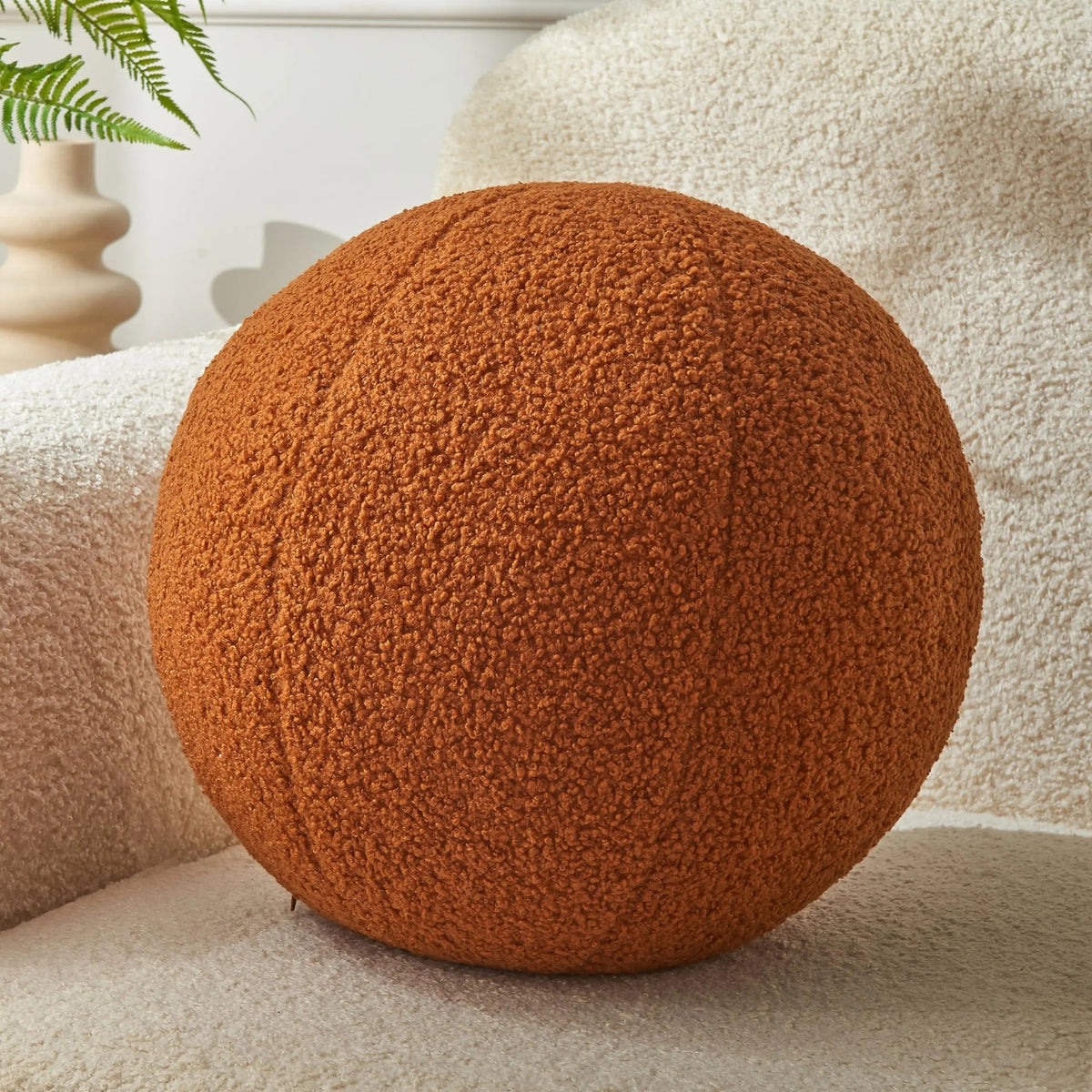 Round Ball Decorative Pillow Minimalist Cushion