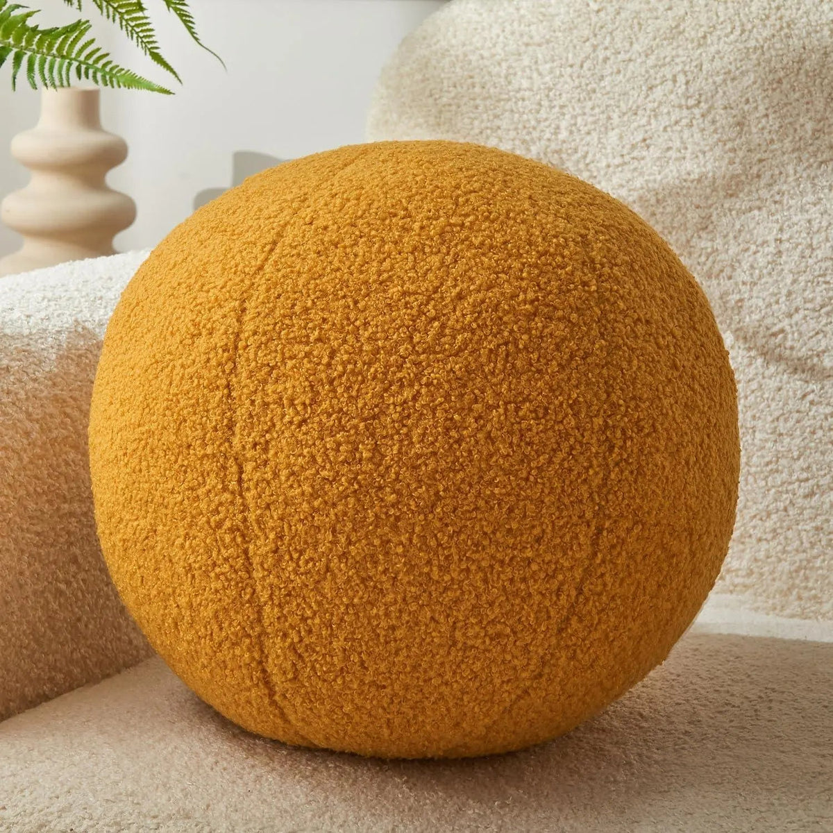 Round Ball Decorative Pillow Minimalist Cushion