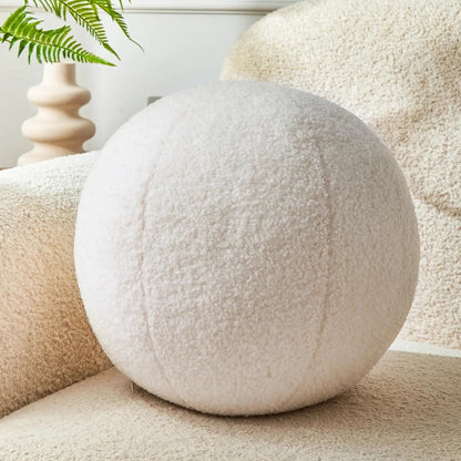 Round Ball Decorative Pillow Minimalist Cushion