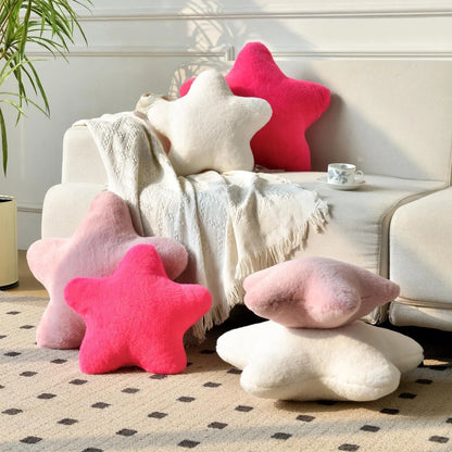 Plush Star Soft Decorative Throw Pillow