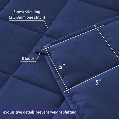 Weighted Blanket with Glass Beads and Polyester Cover
