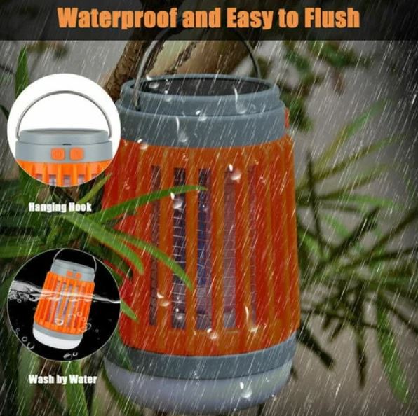UV Mosquito Killer Lamp - USB Rechargeable, Portable Insect Zapper