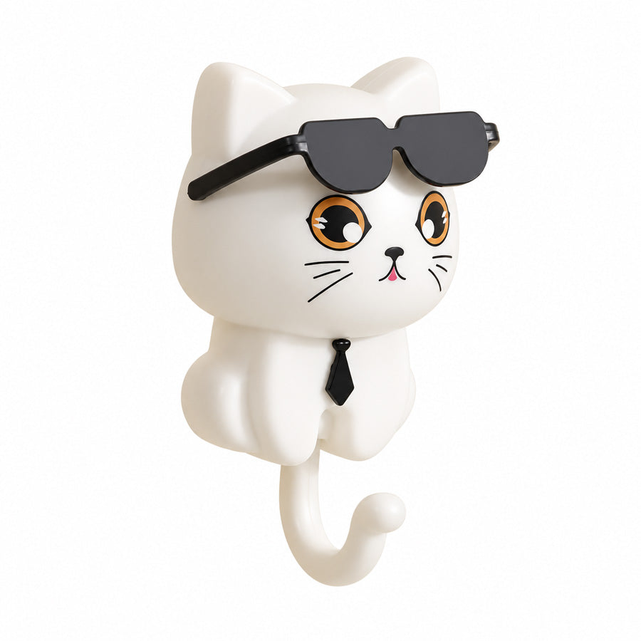 Cat Wall Hooks – 4 Pieces