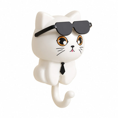 Cat Wall Hooks – 4 Pieces
