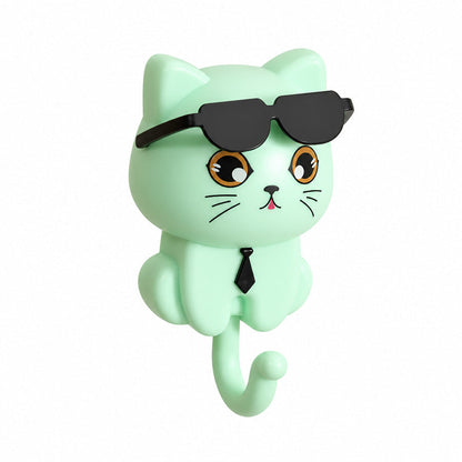 Cat Wall Hooks – 4 Pieces