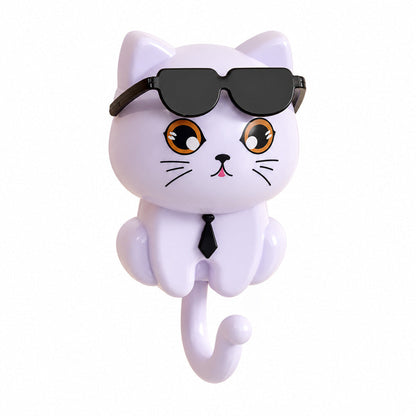 Cat Wall Hooks – 4 Pieces