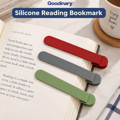 Silicone Reading Bookmark – 3 Pieces