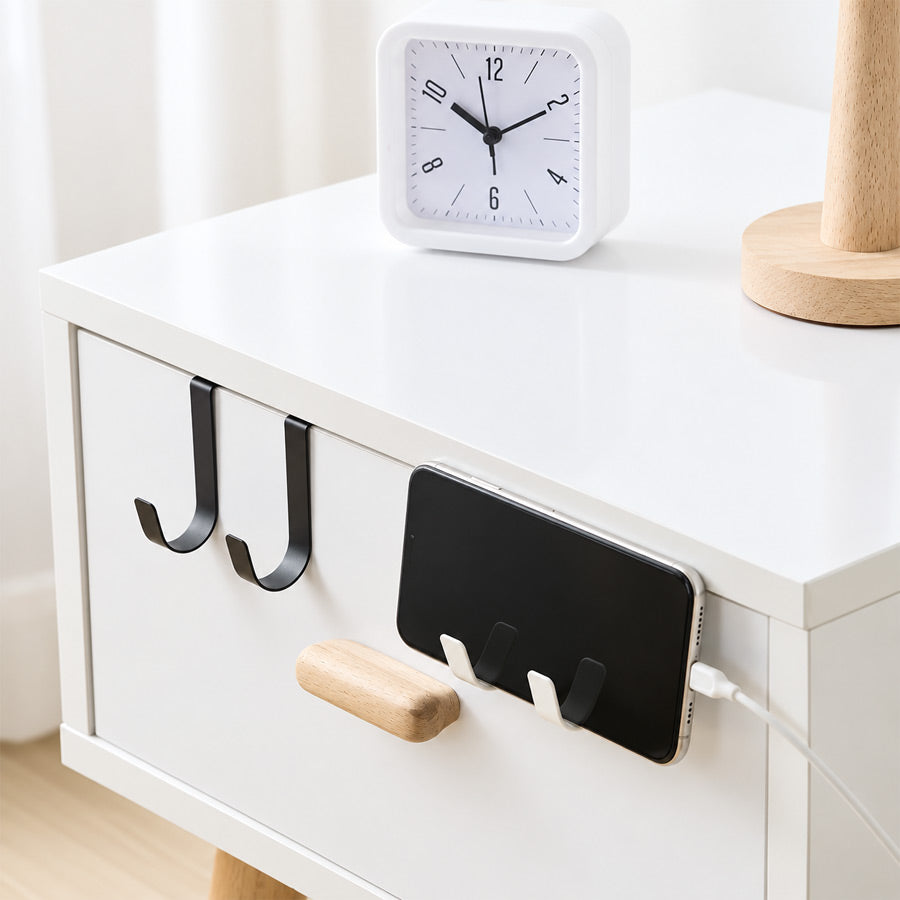 Over Cabinet Hooks – 5 Pieces