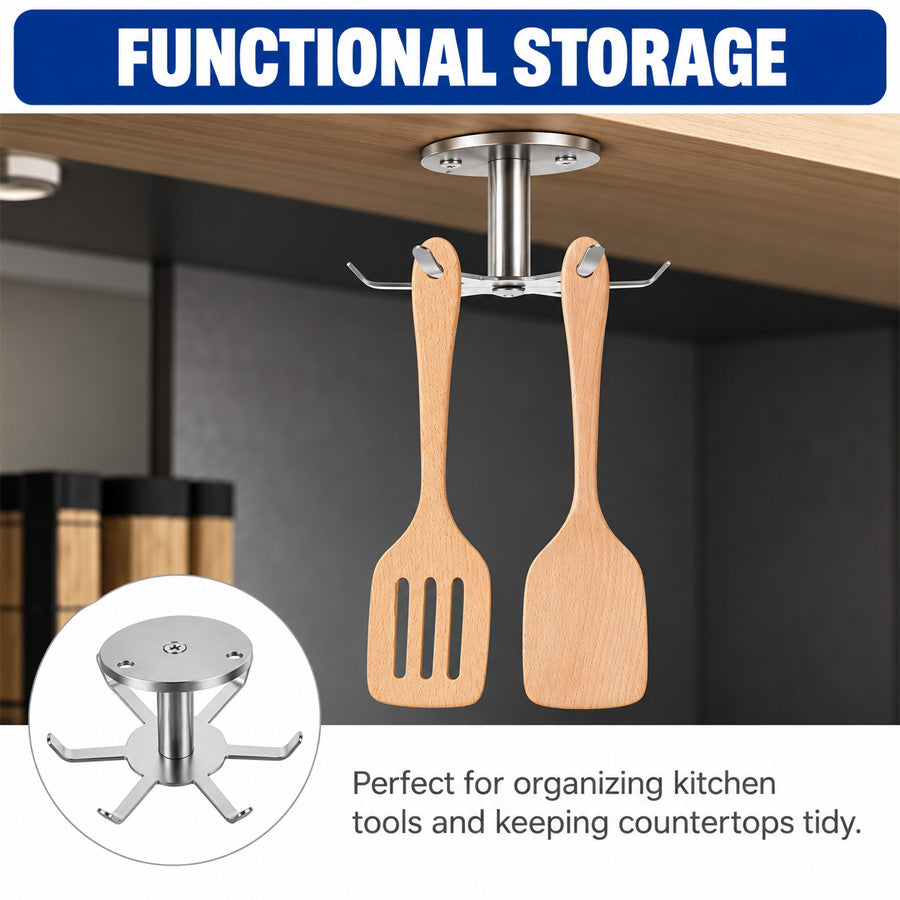 Rotating Utensil Hangers – 2 Pieces