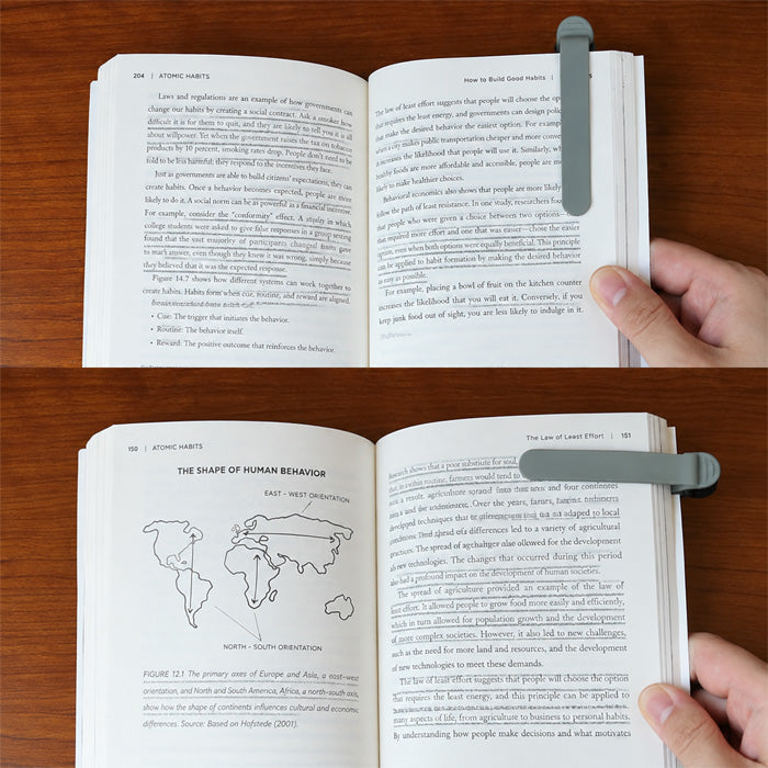 Silicone Reading Bookmark – 3 Pieces