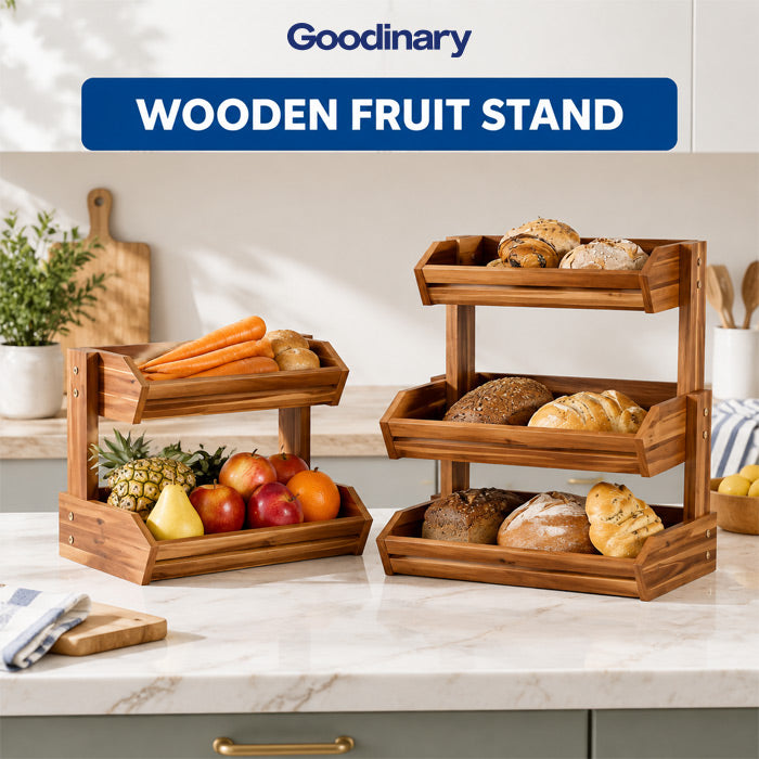 Wooden Stand for Kitchen Counter Storage