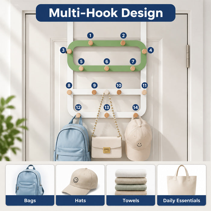 Over-Door Hook Rack