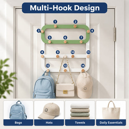 Over-Door Hook Rack