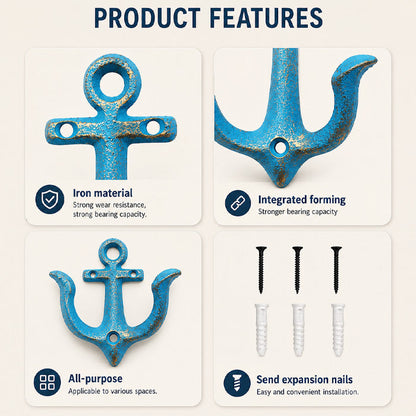 Nautical Anchor Hooks
