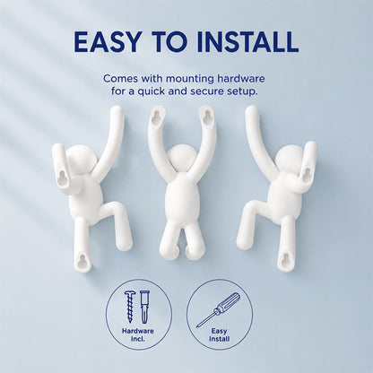 Cartoon Wall Hook – 3 Pieces