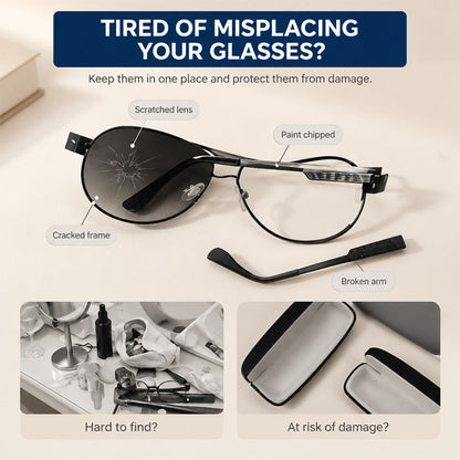 Wall Mounted Glasses Organiser