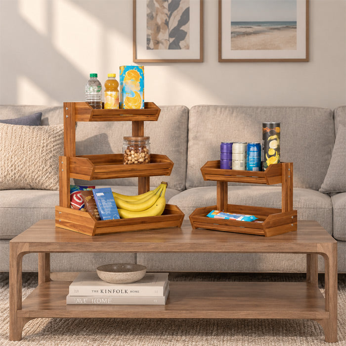 Wooden Stand for Kitchen Counter Storage