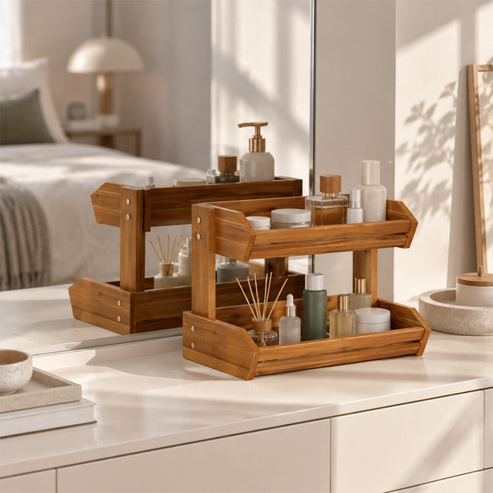 Wooden Stand for Kitchen Counter Storage
