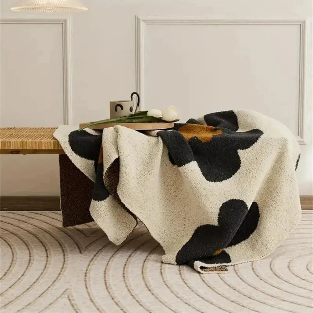 Sunflower Printed Soft Fleece Throw Blanket