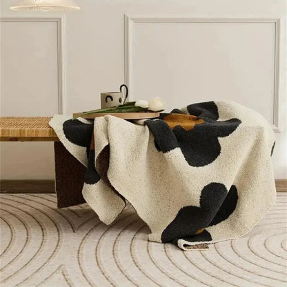 Sunflower Printed Soft Fleece Throw Blanket