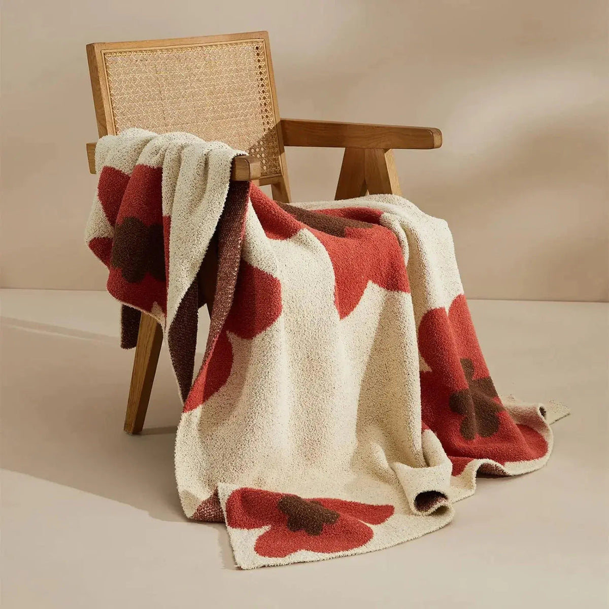 Sunflower Printed Soft Fleece Throw Blanket
