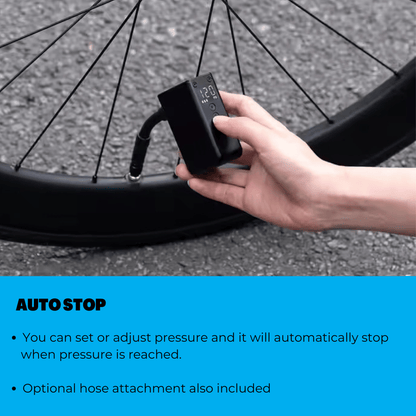Mini Electric Bike Pump – Portable Air Tire Inflator