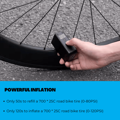 Mini Electric Bike Pump – Portable Air Tire Inflator