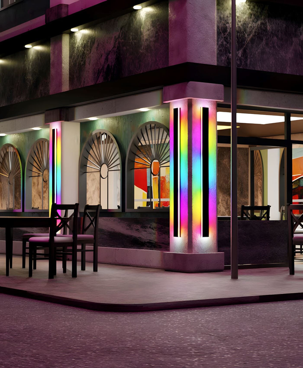 IP65 Waterproof RGB Dimmable LED Wall Light – image 12