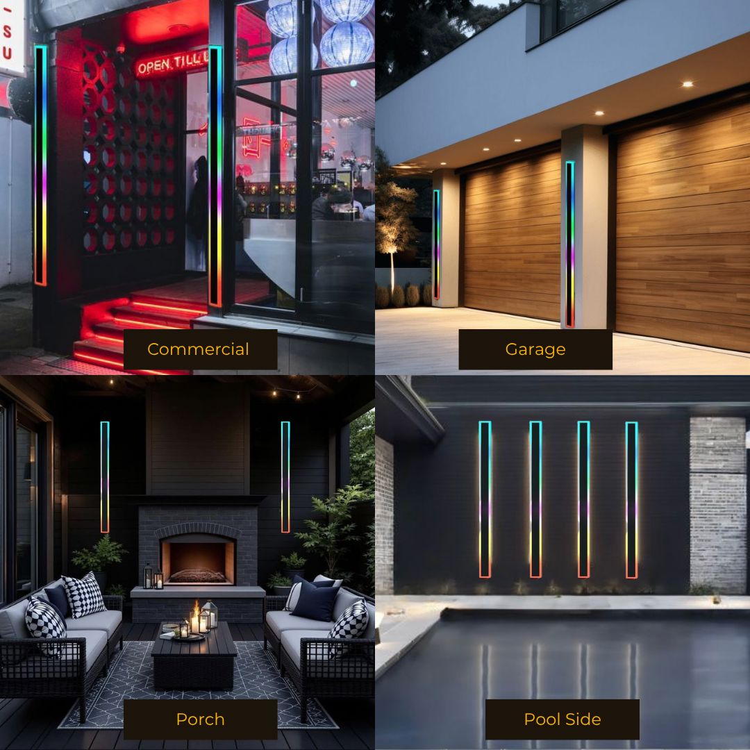 IP65 Waterproof RGB Dimmable LED Wall Light – image 3