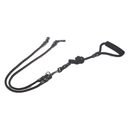 Dual Dog Leash Handle - No-Tangle Walking Grip