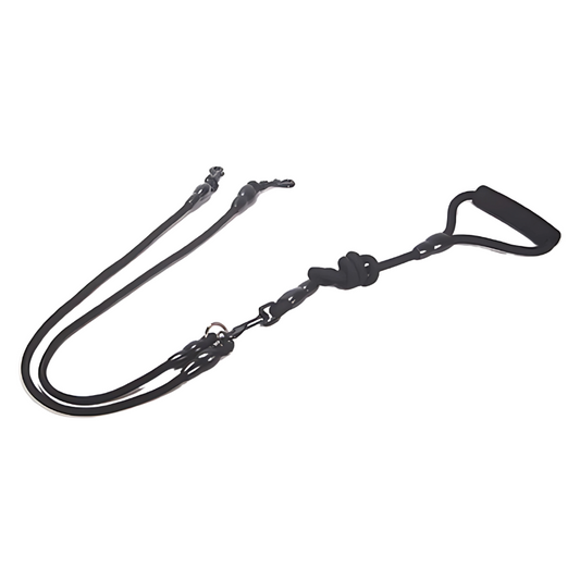 Dual Dog Leash Handle - No-Tangle Walking Grip