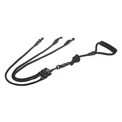 Dual Dog Leash Handle - No-Tangle Walking Grip