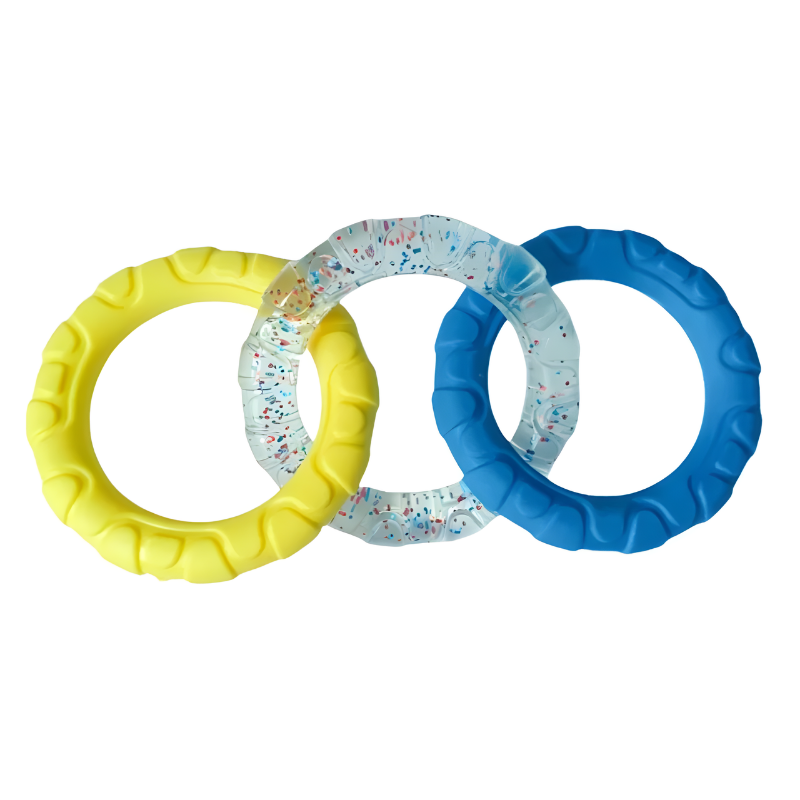 Ring Dog Chew Toy Teething Relief Durable Toy