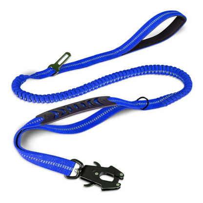 Heavy-Duty Reflective Dog Leash - Shock Absorbing