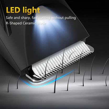 Rechargeable Body Hair Trimmer – USB Electric Grooming Shaver