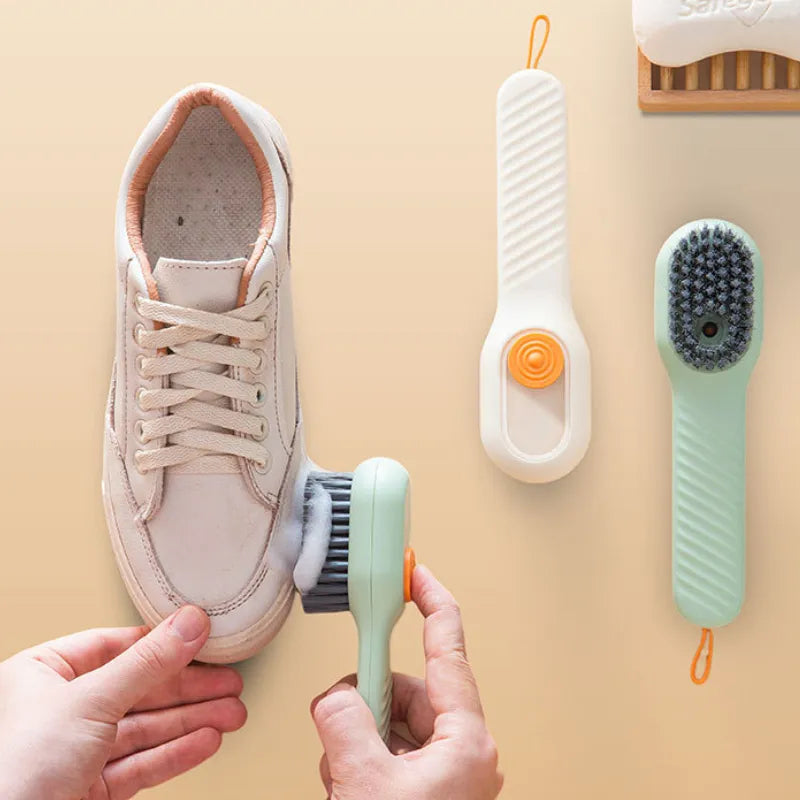 Multifunctional Liquid-Dispensing Clothes and Shoe Brush – image 4