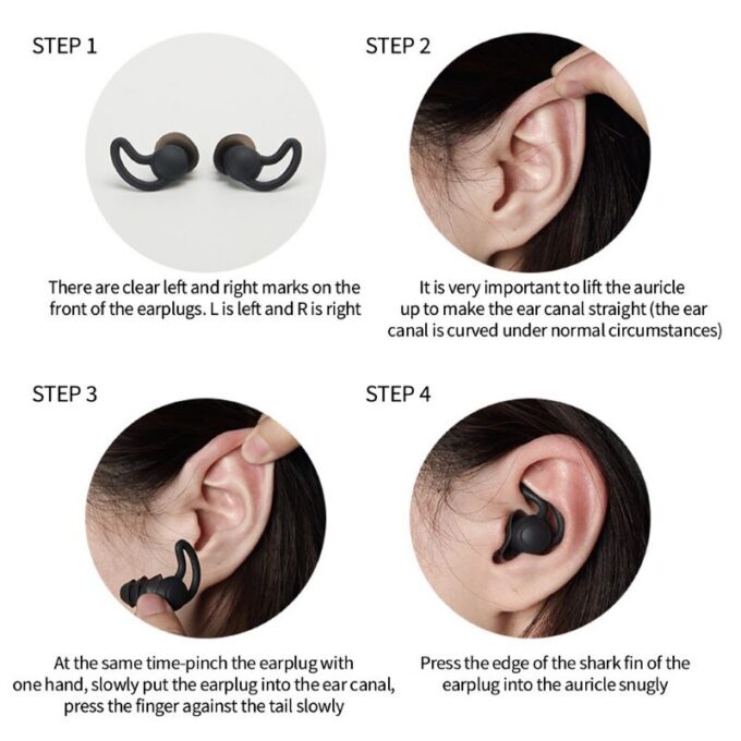 Soothing Sleep Earplugs – Noise Reducing, Reusable