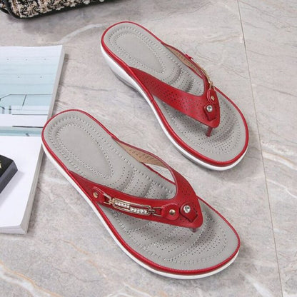 Women’s Cushion Flip Flops – Indoor Outdoor Comfort Sandals