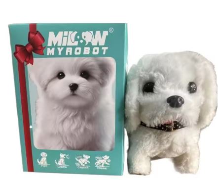 Interactive Plush Dog Toy – Realistic Walking Puppy