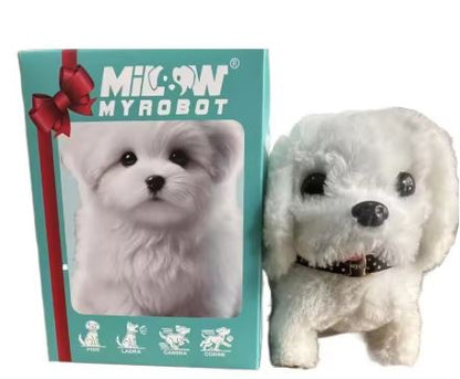 Interactive Plush Dog Toy – Realistic Walking Puppy