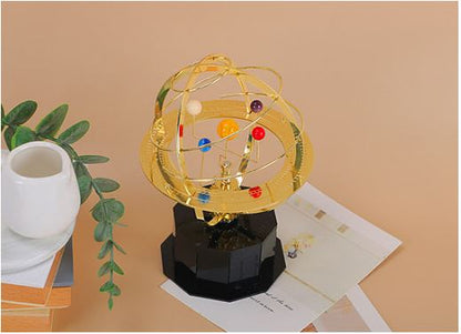 Mechanical Solar System Orrery – Brass Planet Model