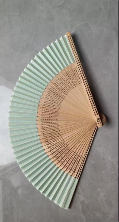 Foldable Silk and Bamboo Hand Fan